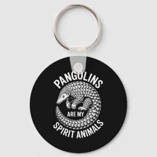 Pangolins Srit Animals Funny Pangolin Key Ring