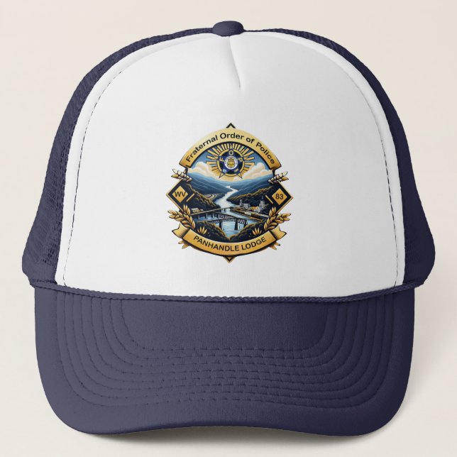 Panhandle Lodge 83 Trucker Hat (Front)
