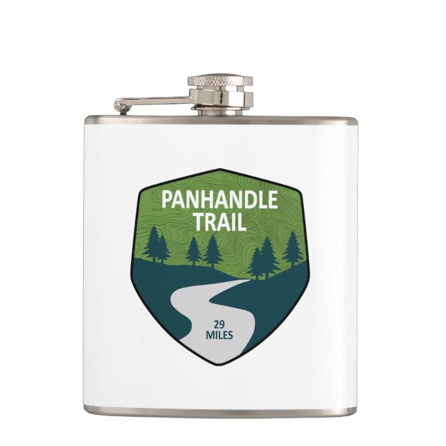 Panhandle Trail Hip Flask (Front)