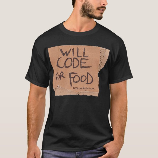 Panhandler's Coder Tee (Front)