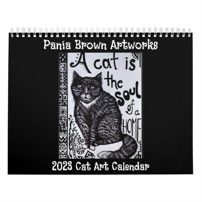 Pania Brown Artworks 2023 Calendar (Cover)