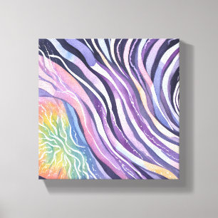 Panic Attack Contemporary Mental Health Canvas Print