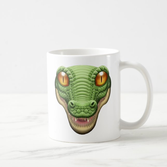 Panic Button Alligator Avatar Mug (Right)