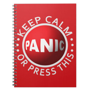 Panic Button custom notebook