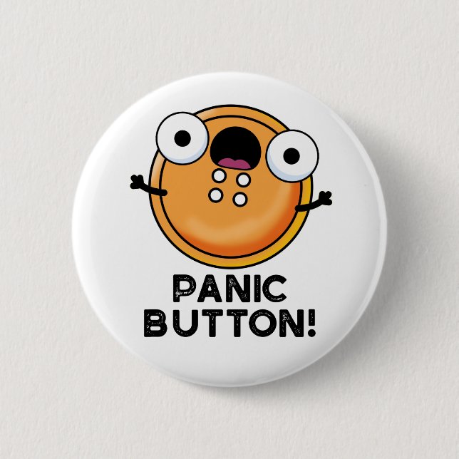 Panic Button Funny Sewing Pun  (Front)
