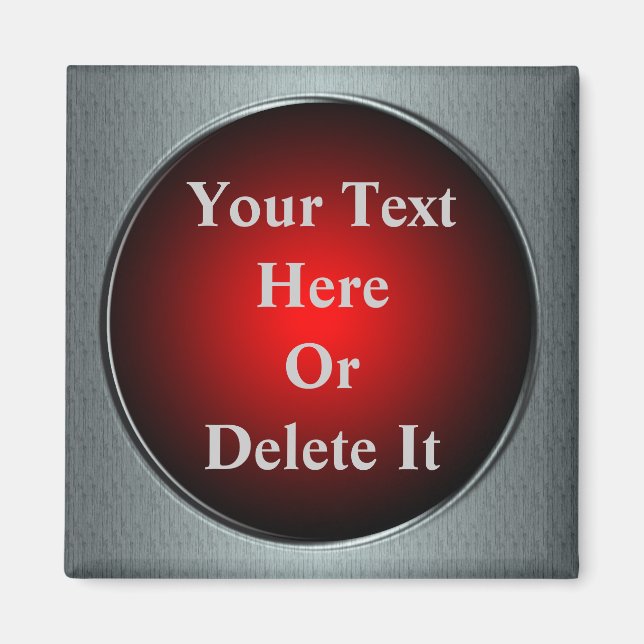 Panic Button Magnet (Front)