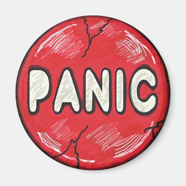 Panic Button Magnet (Front)