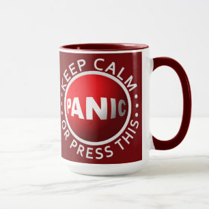 Panic Button mug - choose style