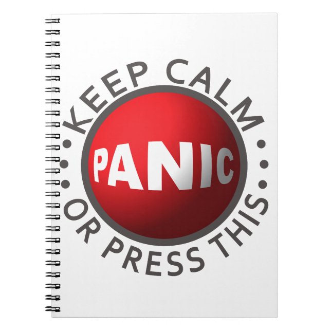 Panic Button notebook (Front)