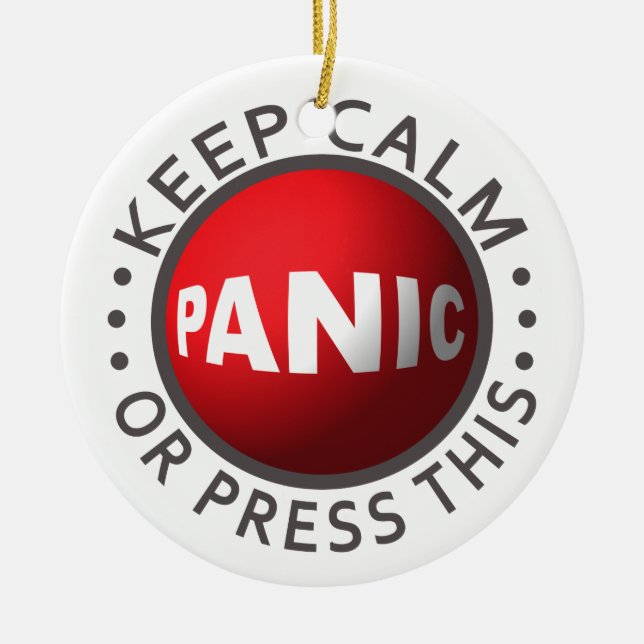 Panic Button ornament (Front)