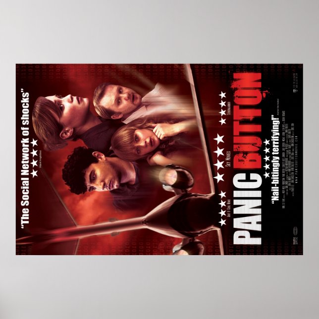 Panic Button Red Sky Poster (Front)