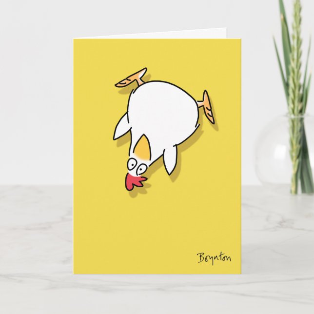 Panic Chicken by Sandra Boynton Card (Front)