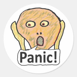 Panic! Classic Round Sticker