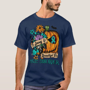 Panic Disorder Awareness retro halloween scary pum T-Shirt