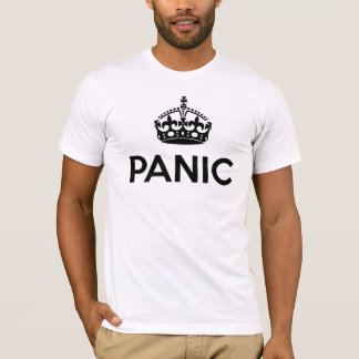 PANIC: Keep Calm and Carry On Spoof (Light T-Shirt