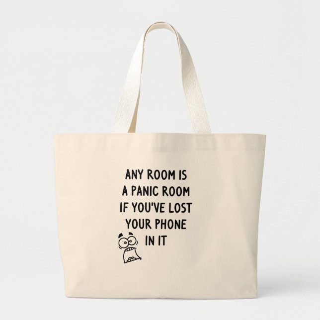 Panic Room Large Tote Bag (Front)