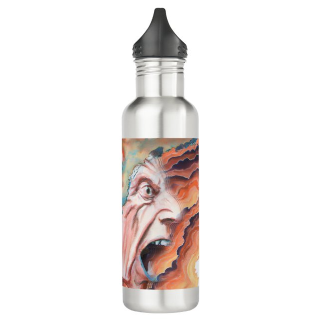 Panic Waves Oil Painting 710 Ml Water Bottle (Left)