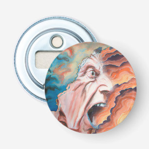 Panic Waves Oil Painting Bottle Opener