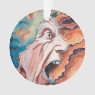 Panic Waves Oil Painting Ornament