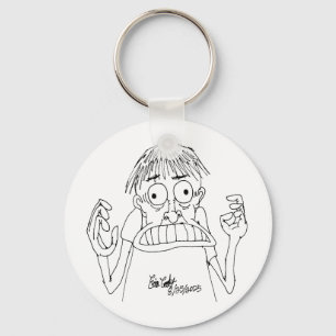 panicky cartoon character key ring