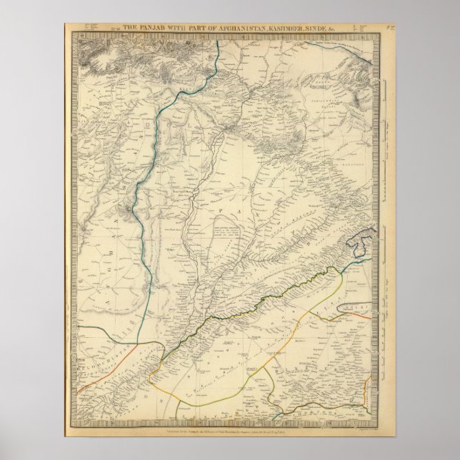 Panjab, Afghanistan, Kashmeer, Sinde Poster (Front)
