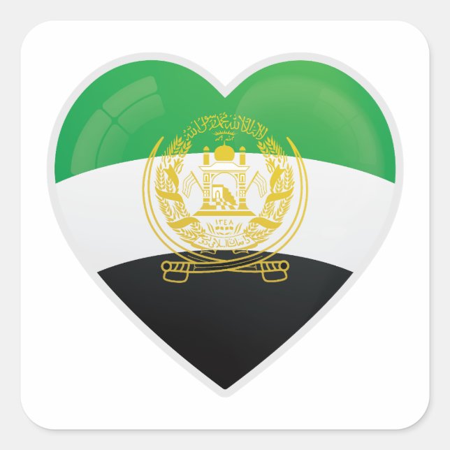Panjshir Love Icon Sticker (Front)