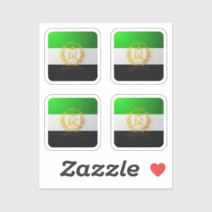 Panjshir square glossy flag