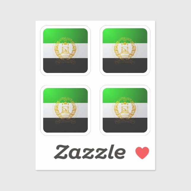 Panjshir square glossy flag (Sheet)