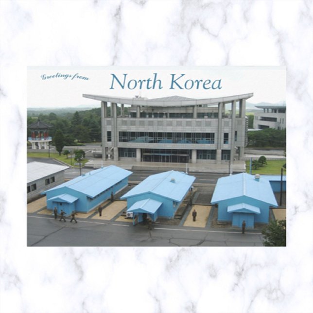 Panmunjon Border North Korea Postcard (Creator Uploaded)