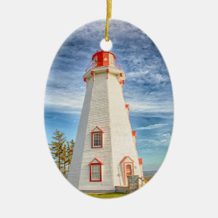 Panmure Island Lighthouse Ceramic Ornament
