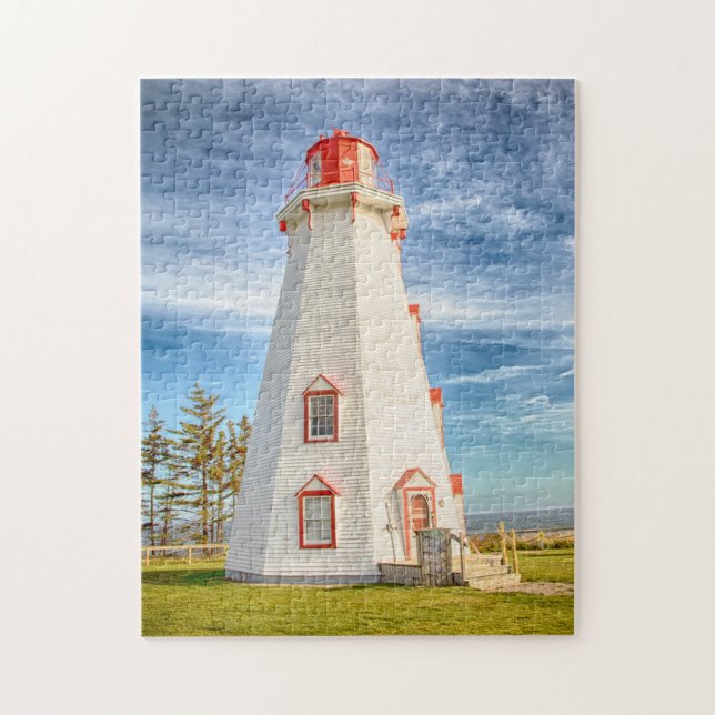 Panmure Island Lighthouse Jigsaw Puzzle (Vertical)