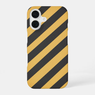 Panneau de Signalisation à Rayures Rétro iPhone 16 Case