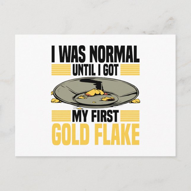 Panning for gold postcard (Front)