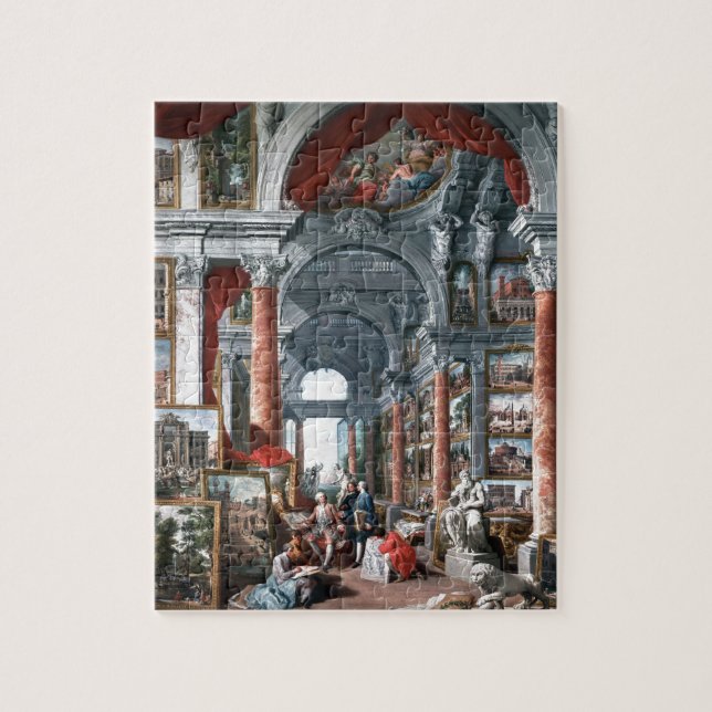 Pannini - Gallery of Views of Modern Rome Jigsaw Puzzle (Vertical)