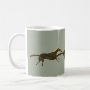 Panoply - Galloping ancient Greek horses Coffee Mug