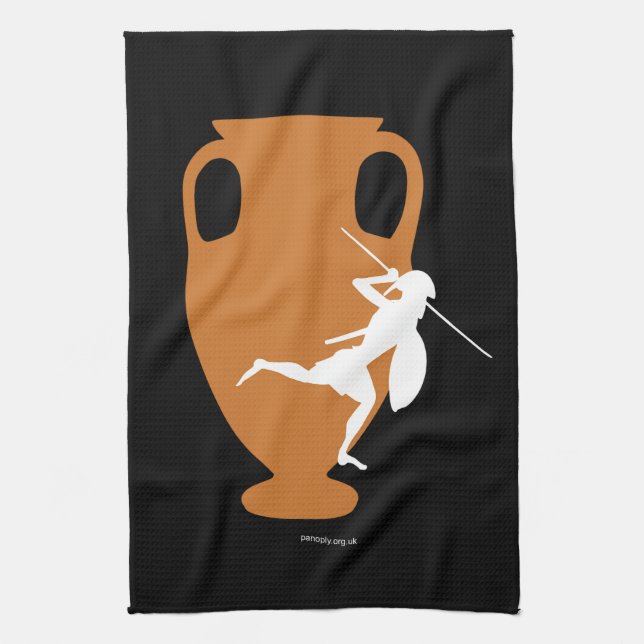 Panoply Vase Animation Project logo Tea Towel (Vertical)