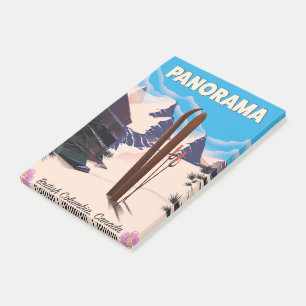 Panorama Canada travel poster Post-it Notes