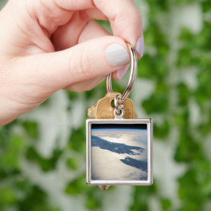 Panorama From Space Highlighting Cook Strait Key Ring