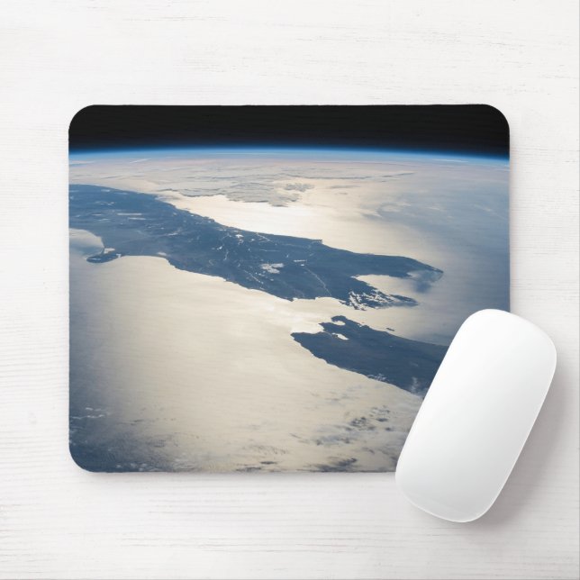 Panorama From Space Highlighting Cook Strait Mouse Pad (With Mouse)