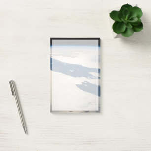 Panorama From Space Highlighting Cook Strait Post-it Notes