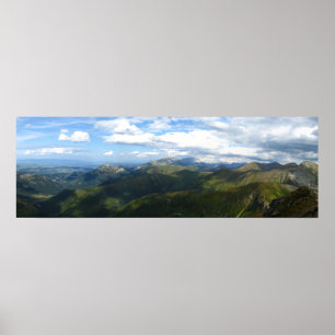 Panorama from Wolowiec, Tatras Poster