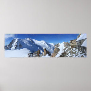 Panorama Mont Blanc France Poster