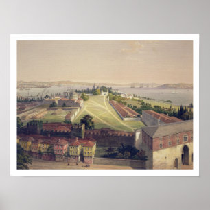 Panorama of Constantinople, plate 22 from 'Aya Sof Poster