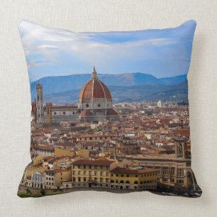 Panorama of Florence in Tuscany - Italy Cushion