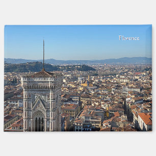 Panorama of Florence, Italy Flexible Photo Magnet