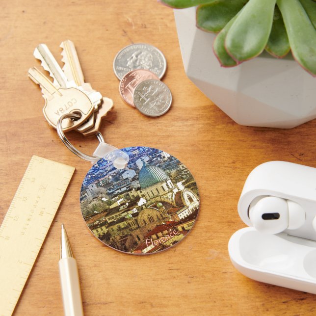 Panorama of Florence, Italy  Key Ring (Desk)