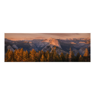Panorama of Half Dome and High Sierra Photo Print