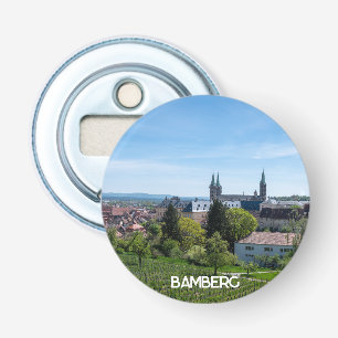 Panorama of historic old town of Bamberg, Germany Bottle Opener