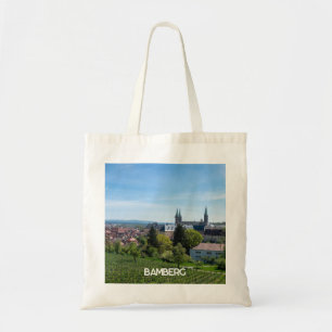 Panorama of historic old town of Bamberg, Germany Tote Bag