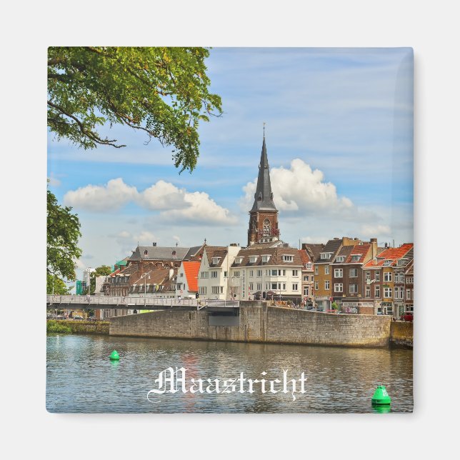 Panorama of Maastricht from river Maas or Meuse Magnet (Front)